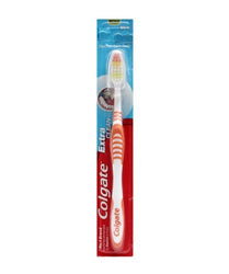 colgate EXTRA CLEAN medium tooth brush x 12