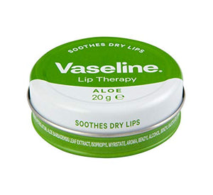 Vaseline Lip Therapy Petroleum Jelly 20g ALOE VERA x 6 Tins