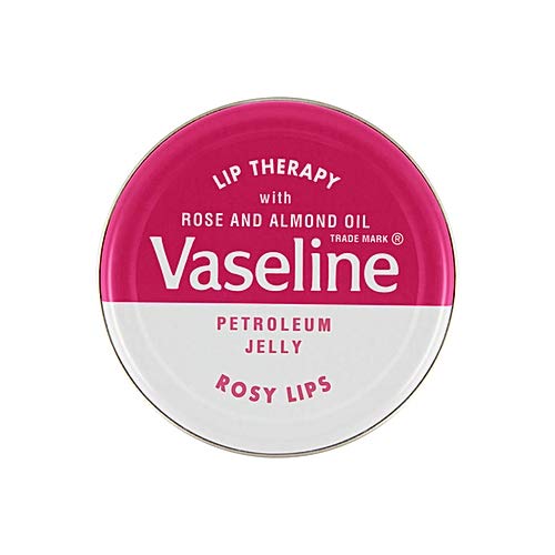 Vaseline Lip Therapy Petroleum Jelly 20g with Rose & Almond Oil ROSY LIPS x 6 Tins