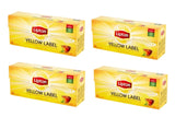 Lipton Yellow Label Tea 100 Tea Bags (Pack of 4, Total 100 Tea Bags)