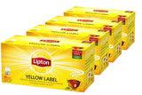 Lipton Yellow Label Tea 100 Tea Bags (Pack of 4, Total 100 Tea Bags)